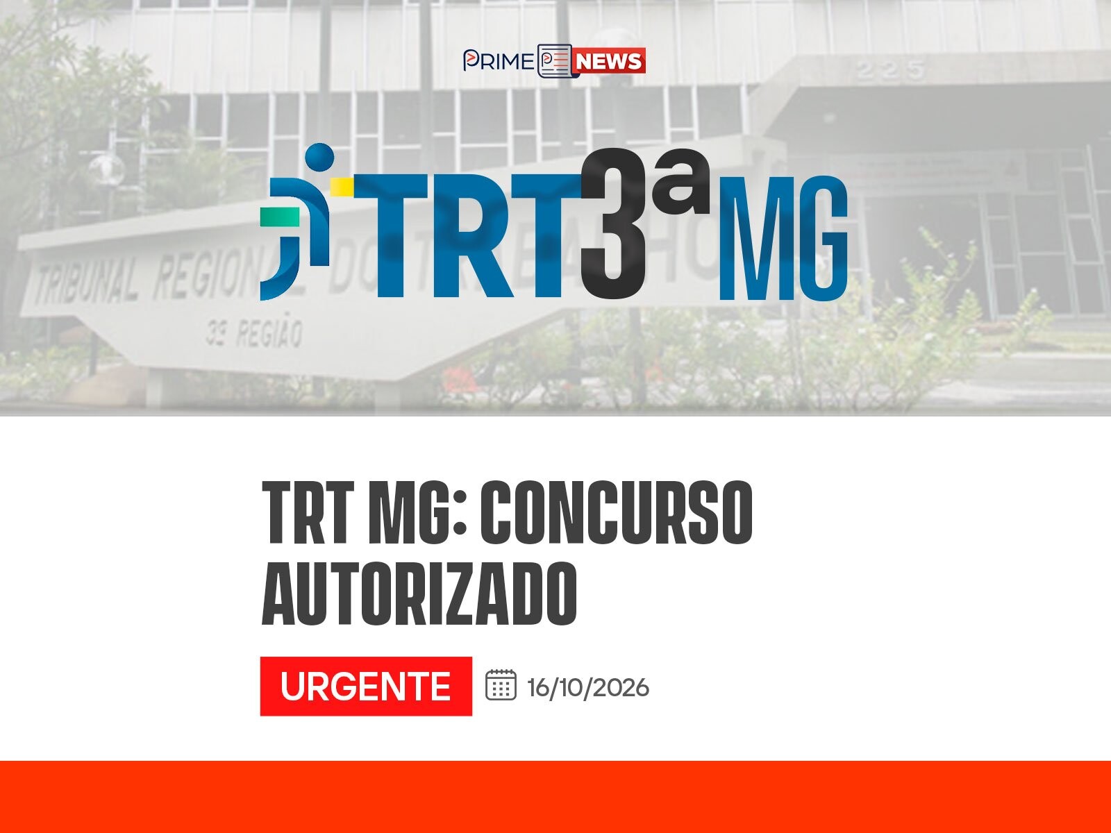 Concurso TRT MG: Novo Edital Autorizado para 2027