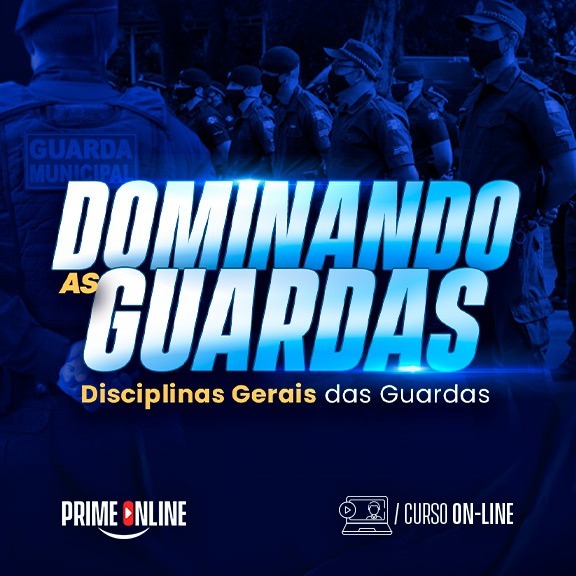 Logo [ON-LINE] DOMINANDO AS GUARDAS CONHECIMENTOS COMUNS A TODAS AS GUARDAS MUNICIPAIS