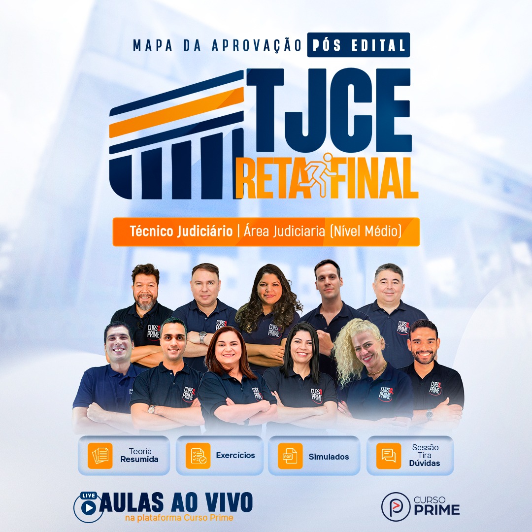[MODULAR/ON-LINE] RETA FINAL TJCE | MAPA DA APROVAÇÃO - PÓS EDITAL