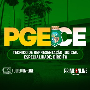 Logo [ON-LINE] PGE-CE Técnico de Representação Judicial - Especialidade: Direito