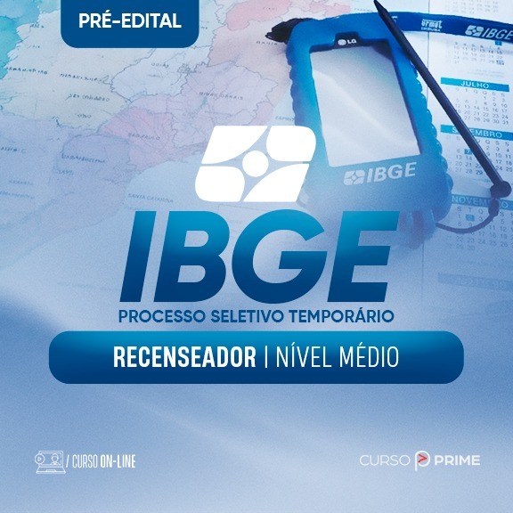 [ON-LINE] IBGE- RECENSEADOR - PRÉ EDITAL