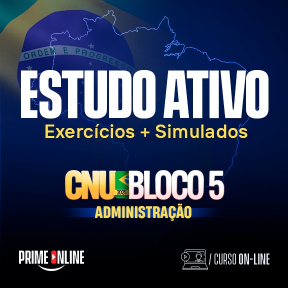 Logo [ON-LINE] CNU 2 | BLOCO 5 (EXERCÍCIOS & SIMULADOS) - PÓS-EDITAL