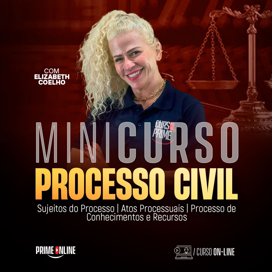 Logo [MODULAR/ON-LINE] MINICURSO DE PROCESSO CIVIL ELIZABETH COELHO