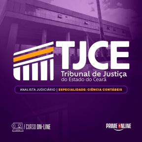 Logo [ON-LINE] TJCE ANALISTA JUDICIÁRIO | ESPECIALIDADE: CIÊNCIAS CONTÁBEIS - PRÉ-EDITAL