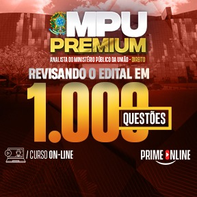 Logo [ON-LINE] MPU - REVISANDO O EDITAL EM 1.000 QUESTÕES