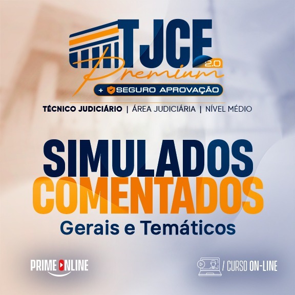Logo [ON-LINE] TJCE - TEC. JUD. ÁREA JUDICIÁRIA  (CURSO DE SIMULADOS)