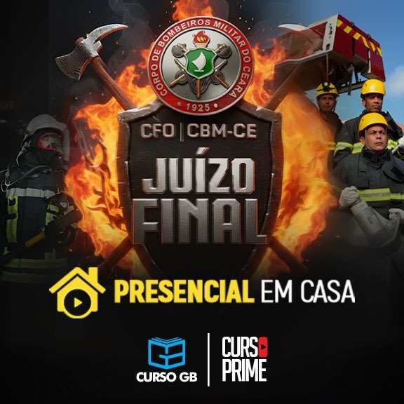 Logo [PRESENCIAL EM CASA] CBM-CE | JUÍZO FINAL - EXERCÍCIOS 