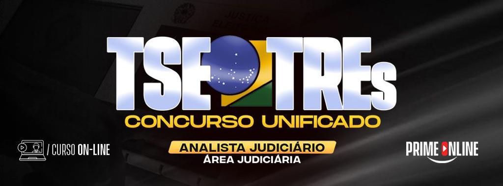 Logo [ON-LINE] TSE + TREs UNIFICADO - Analista Judiciário - Área Judiciária