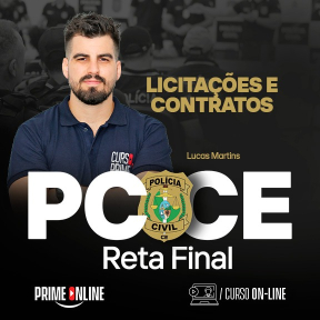 Logo [MODULAR/ON-LINE] RETA FINAL PCCE - LICITAÇÕES E CONTRATOS - LUCAS MARTINS 