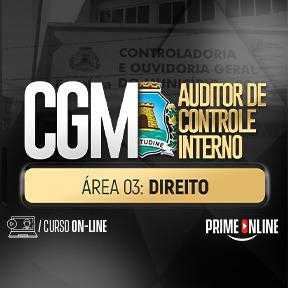 Logo [ON-LINE] CGM - FORTALEZA | AUDITOR DE CONTROLE INTERNO - ÁREA 03: DIREITO