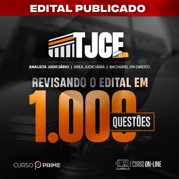 [ON-LINE] TJCE | ANALISTA JUDICIÁRIO - ÁREA JUDICIÁRIA (CURSO DE EXERCÍCIOS)
