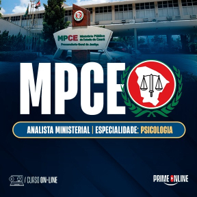 Logo [ON-LINE] MPCE - ANALISTA MINISTERIAL – ESPECIALIDADE: PSICOLOGIA (CURSO TEÓRICO) - PÓS-EDITAL