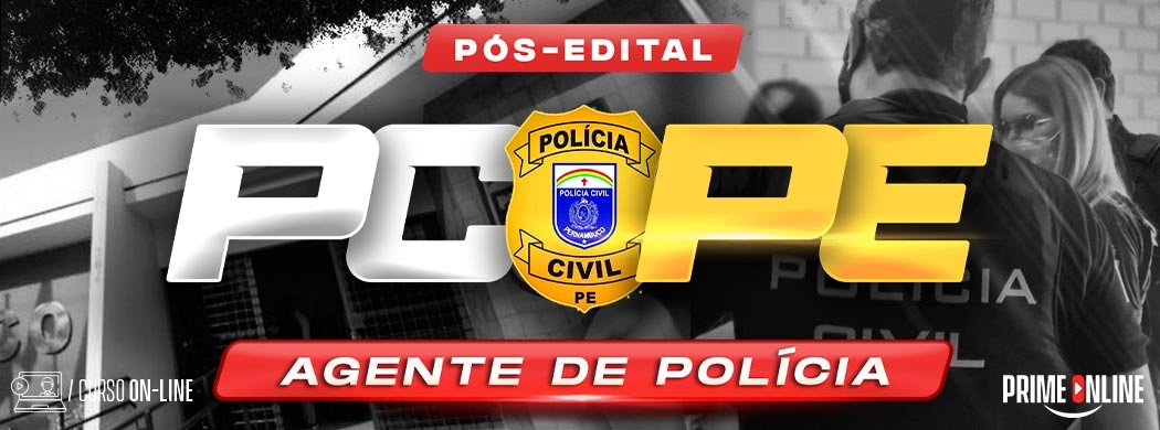 Logo [ON-LINE] PCPE - AGENTE DE POLÍCIA - PÓS-EDITAL