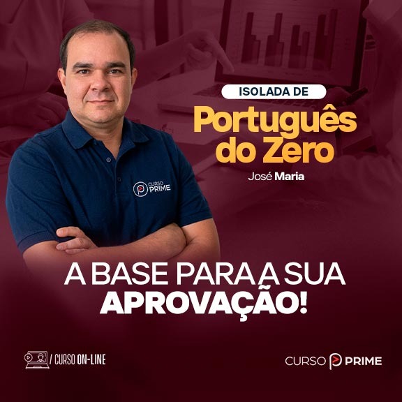 [ON-LINE] ISOLADA | PORTUGUÊS DO ZERO - Profº JOSÉ MARIA