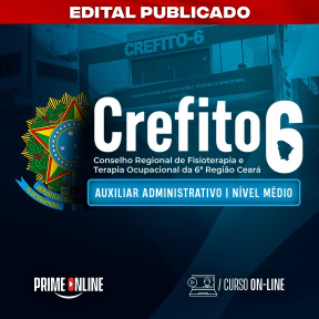 Logo [ON-LINE] CREFITO 6 - AUXILIAR ADMINISTRATIVO 