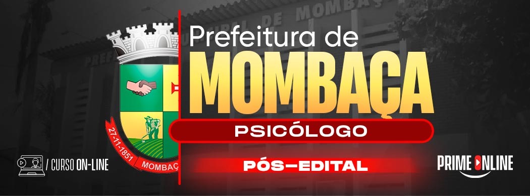 Logo [ON-LINE] PREFEITURA DE MOMBAÇA - PSICÓLOGO - PÓS EDITAL