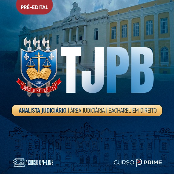 [ON-LINE] TJPB | ANALISTA JUDICIÁRIO - ÁREA JUDICIÁRIA