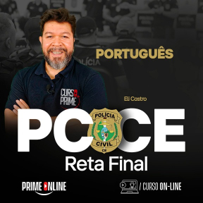 Logo [MODULAR/ON-LINE] RETA FINAL PCCE - PORTUGUÊS - ELI CASTRO 