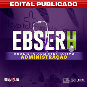 Logo [ON-LINE] EBSERH | ANALISTA ADMINISTRATIVO - ADMINISTRAÇÃO - PÓS-EDITAL 