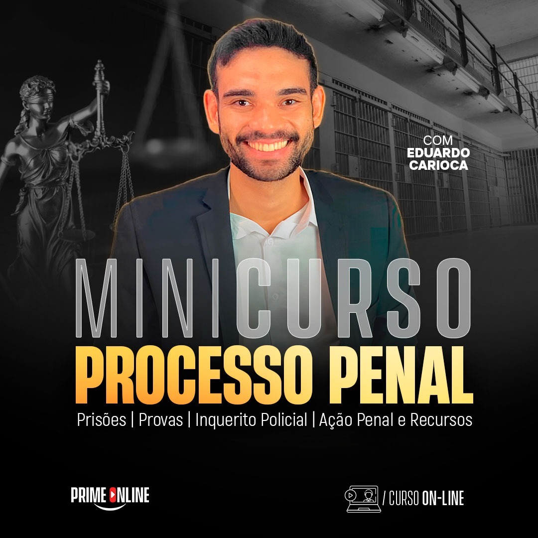 Logo [MODULAR/ON-LINE] MINICURSO DE PROCESSO PENAL EDUARDO CARIOCA