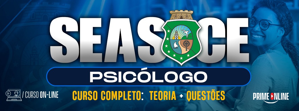 Logo [ON-LINE] SEAS | CE - PSICÓLOGO (CURSO TEÓRICO - PÓS EDITAL)