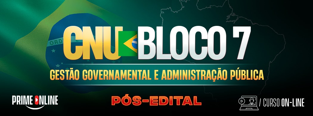 Logo [ON-LINE] CNU | BLOCO 07 - GESTÃO GOVERNAMENTAL E ADMINISTRAÇÃO PÚBLICA - PÓS EDITAL