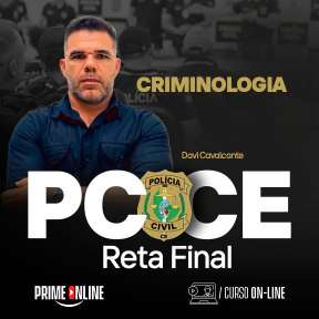Logo [MODULAR/ON-LINE] RETA FINAL PCCE - CRIMINOLOGIA - DAVI CAVALCANTE 