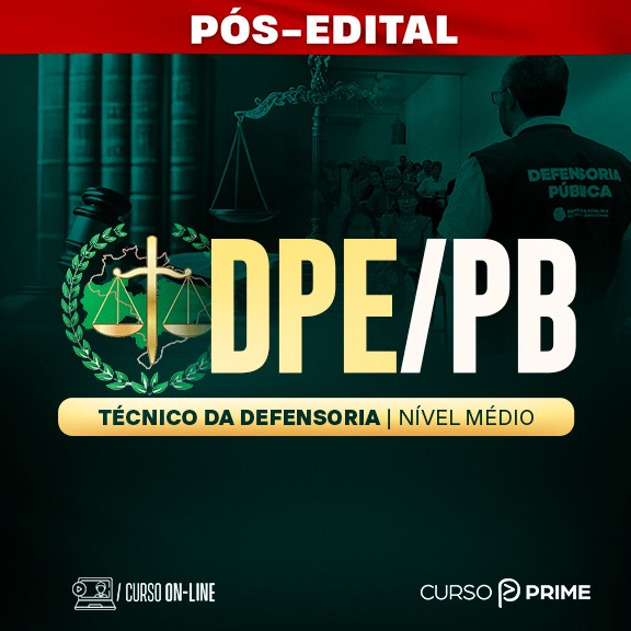 [ON-LINE] DPE-PB |  TÉCNICO DA DEFENSORIA - PÓS-EDITAL