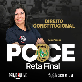 Logo [MODULAR/ON-LINE] RETA FINAL PCCE - DIREITO CONSTITUCIONAL - MALU ARAGÃO 