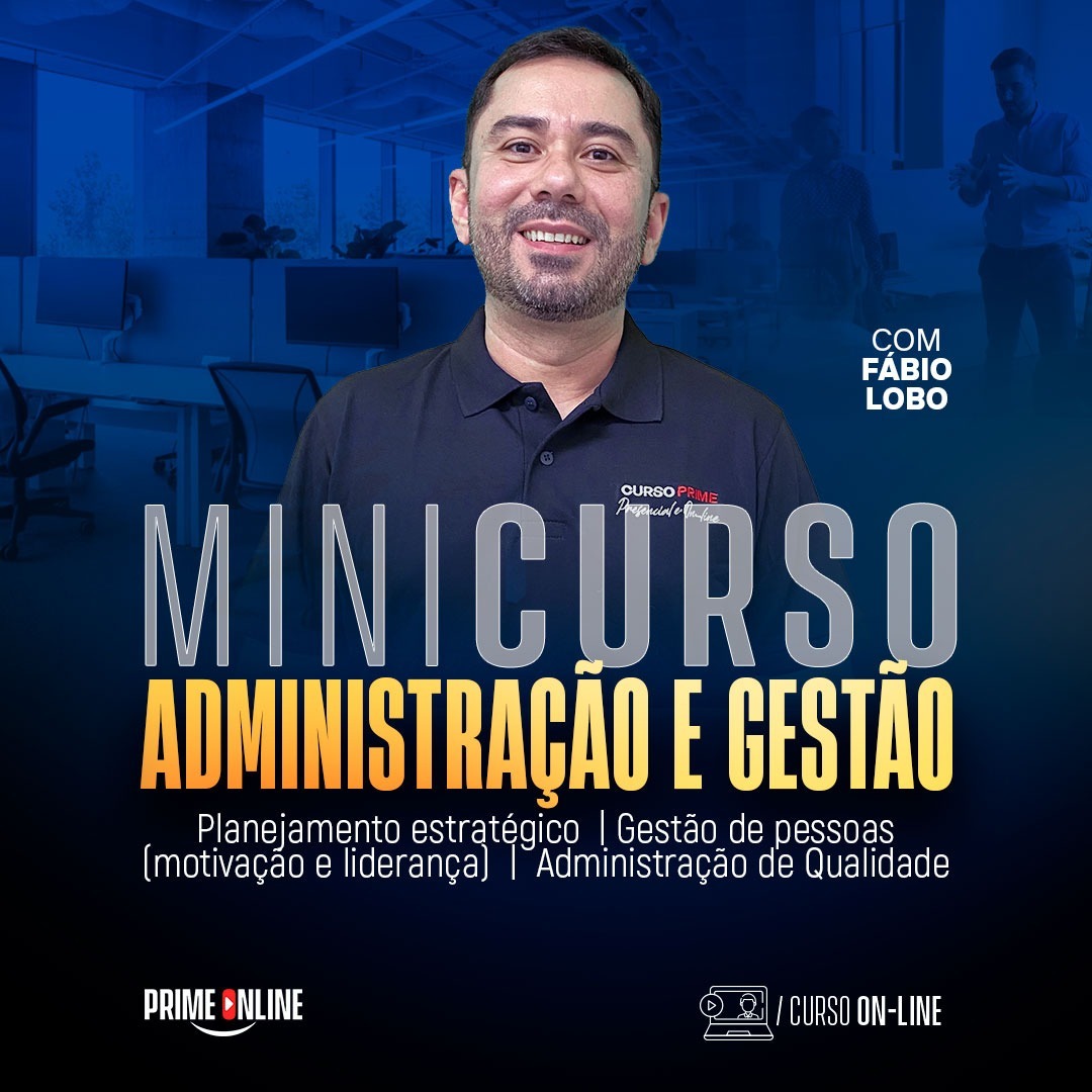 Logo [MODULAR/ON-LINE] MINICURSO DE ADMINISTRAÇÃO E GESTÃO FÁBIO LOBO