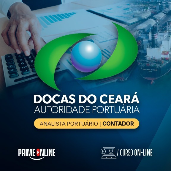 Logo [ON-LINE]  DOCAS - CE | ANALISTA PORTUÁRIO | ESPECIALIDADE: CONTABILIDADE 