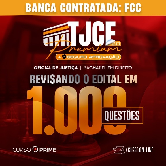[ON-LINE] TJCE | OFICIAL DE JUSTIÇA (CURSO DE EXERCÍCIOS)