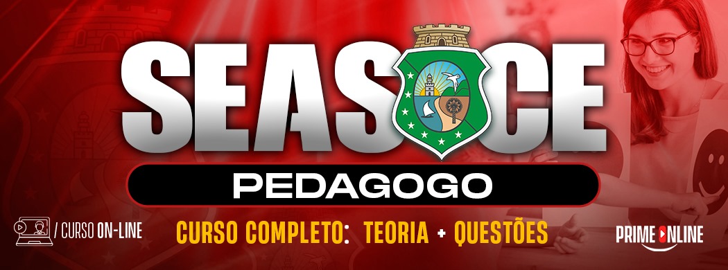 Logo [ON-LINE] SEAS | CE - PEDAGOGO (CURSO TEÓRICO - PÓS EDITAL)