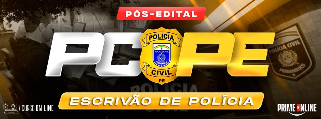 Logo [ON-LINE] PCPE - ESCRIVÃO DE POLÍCIA - PÓS-EDITAL