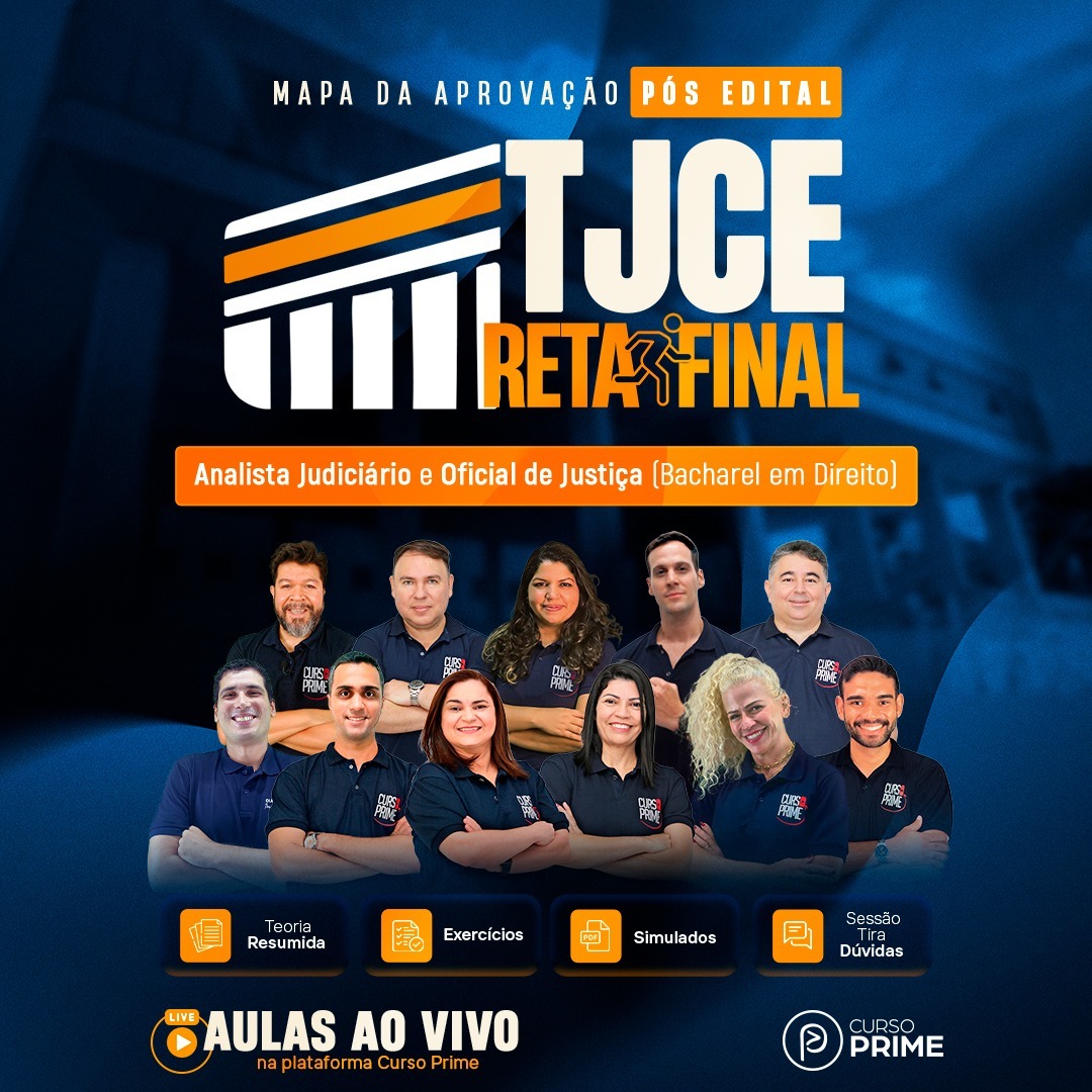 [MODULAR/ON-LINE] RETA FINAL TJCE | MAPA DA APROVAÇÃO - PÓS EDITAL