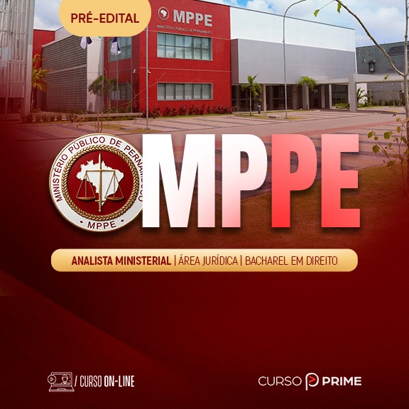 [ON-LINE] MPPE | ANALISTA MINISTERIAL - ÁREA JURÍDICA