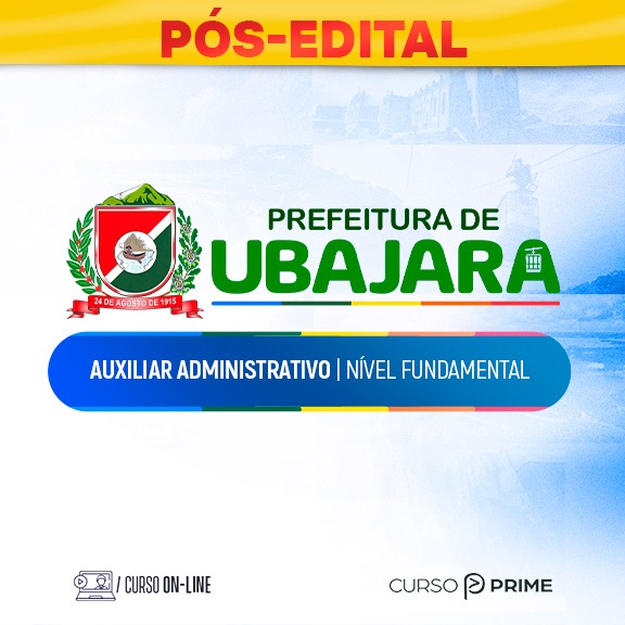 [ON-LINE] PREFEITURA DE UBAJARA-CE | AUXILIAR ADMINISTRATIVO