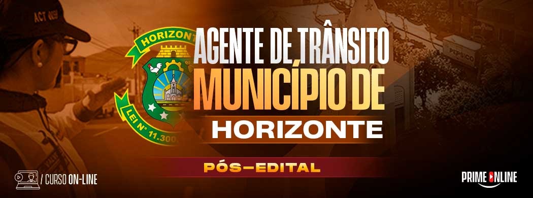 Logo [ON-LINE]  AGENTE DE TRÂNSITO | HORIZONTE - CE | PÓS EDITAL