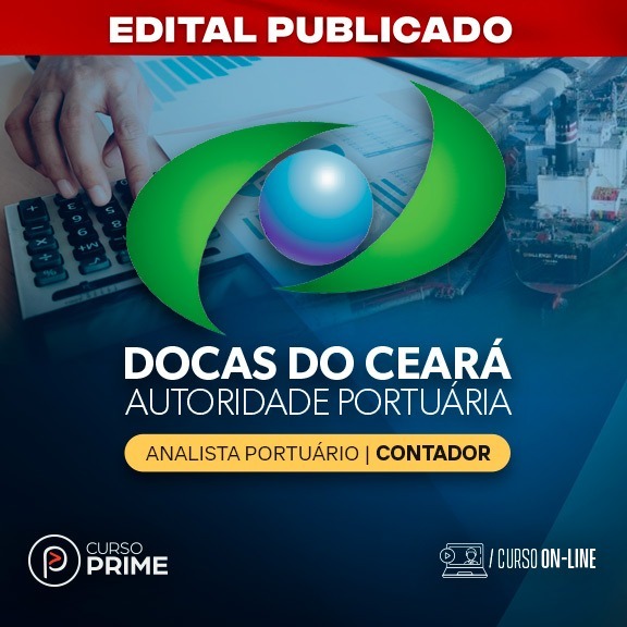 Logo [ON-LINE]  DOCAS-CE | ANALISTA PORTUÁRIO | ESPECIALIDADE: CONTABILIDADE 