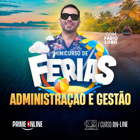 Logo [MODULAR/ON-LINE] MINICURSO DE FÉRIAS - ADMINISTRAÇÃO E GESTÃO FÁBIO LOBO
